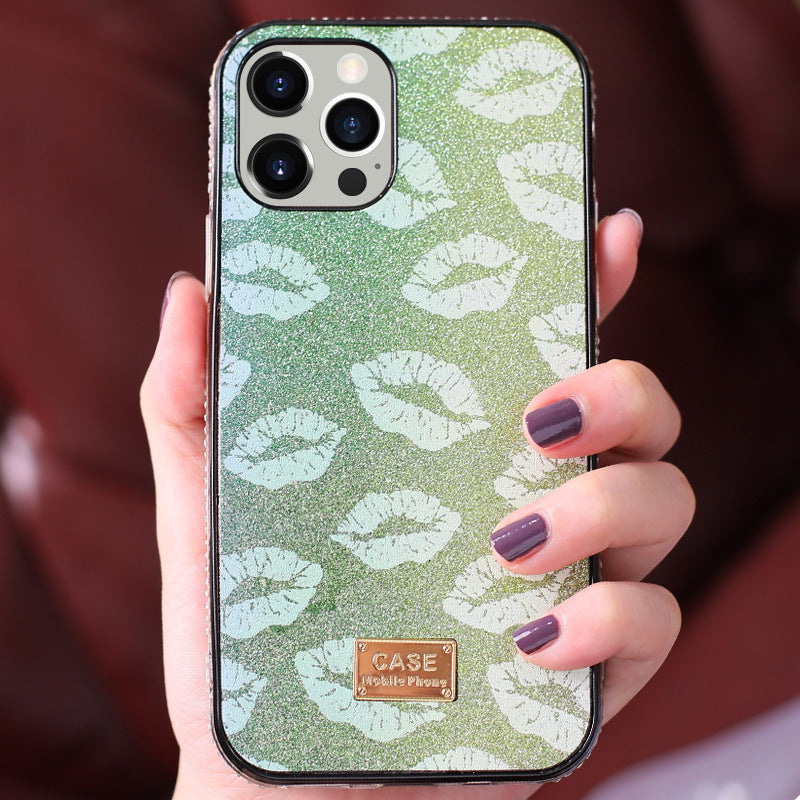 Compatible with Apple , Mobile Phone Case Diamond-Studded Personality Explosion Phone Case