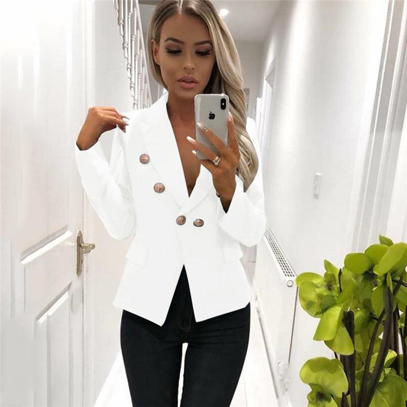 New Style Double-breasted Suit Jacket Women