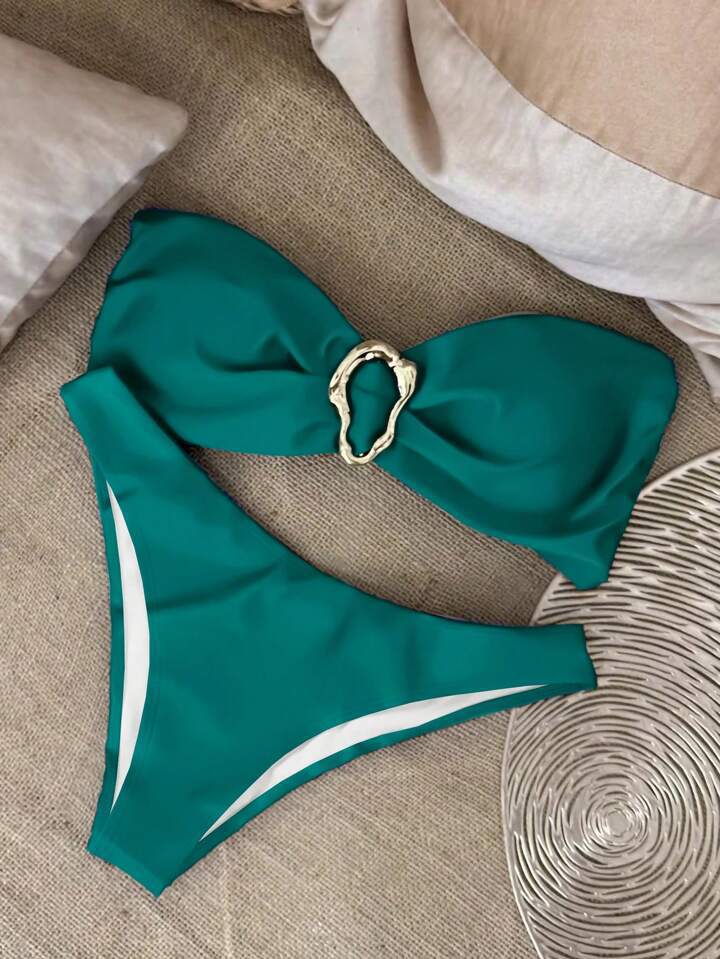 Women's Bikini Tube Top Split