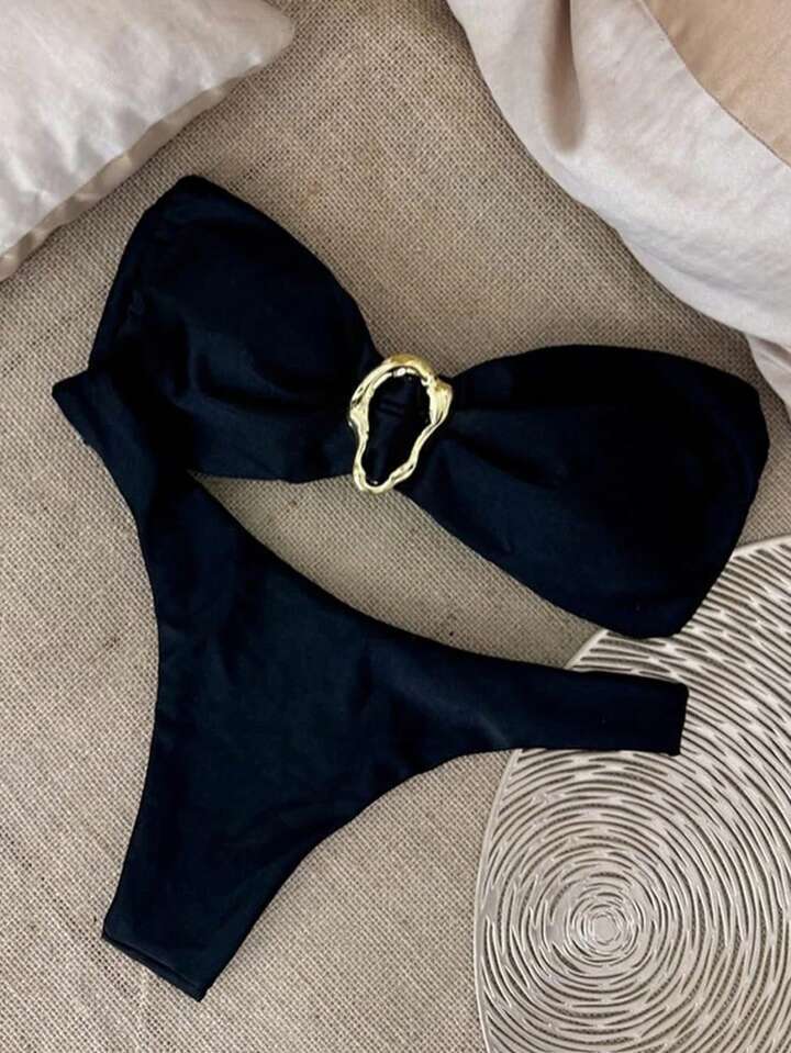 Women's Bikini Tube Top Split