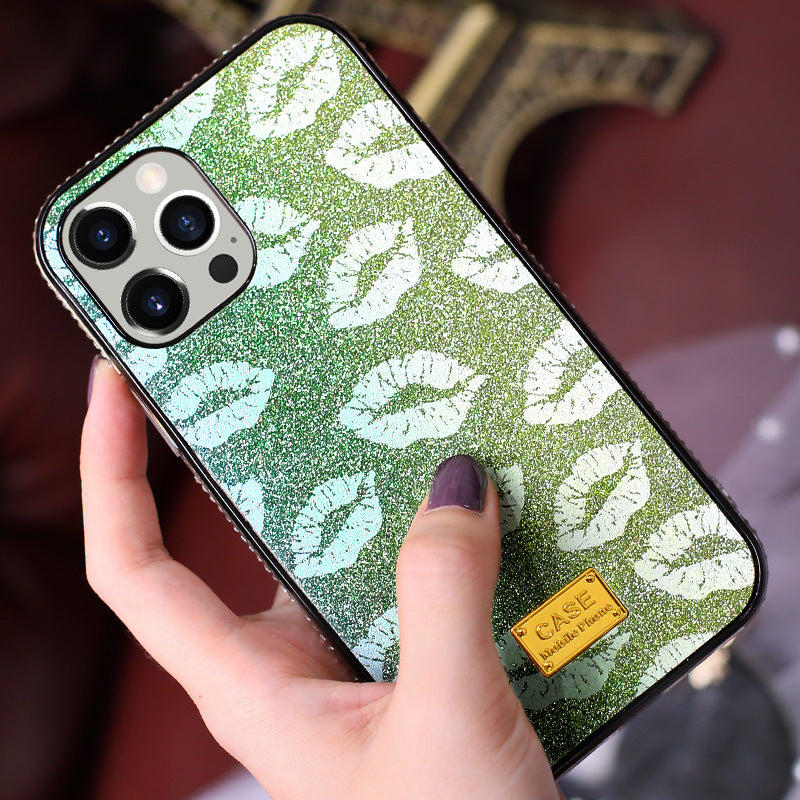 Compatible with Apple , Mobile Phone Case Diamond-Studded Personality Explosion Phone Case