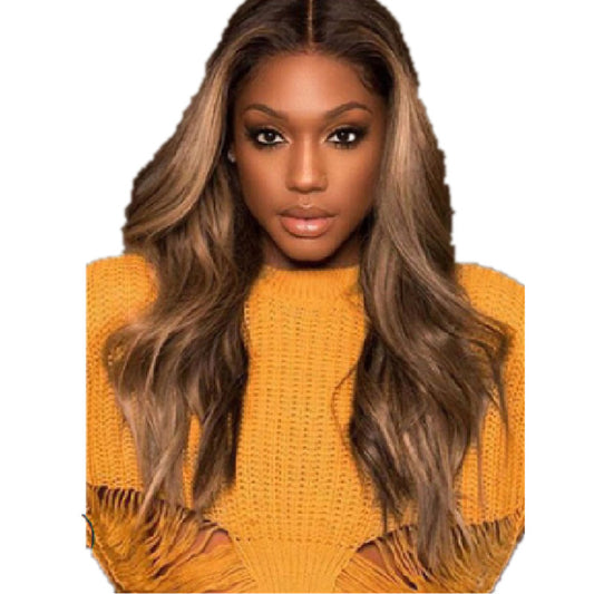 Mid-length Curly Hair  Brown Gradient
