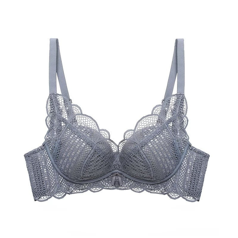 Women's Small Chest Thickening Bra Without Steel Ring Adjustable Type 3 4 Wen Bra