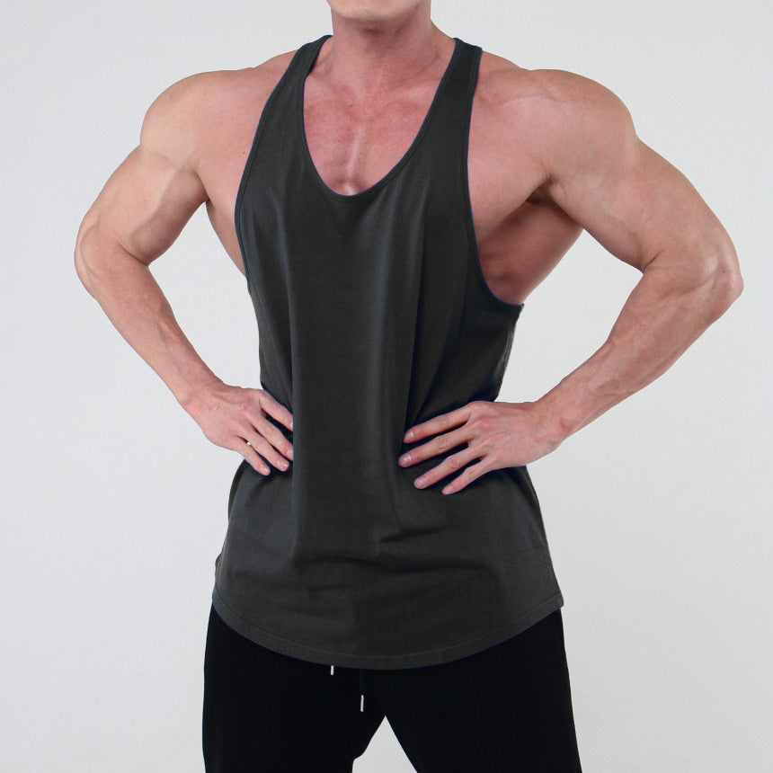 Solid Color Vest For Men Loose Fashion Brand Summer