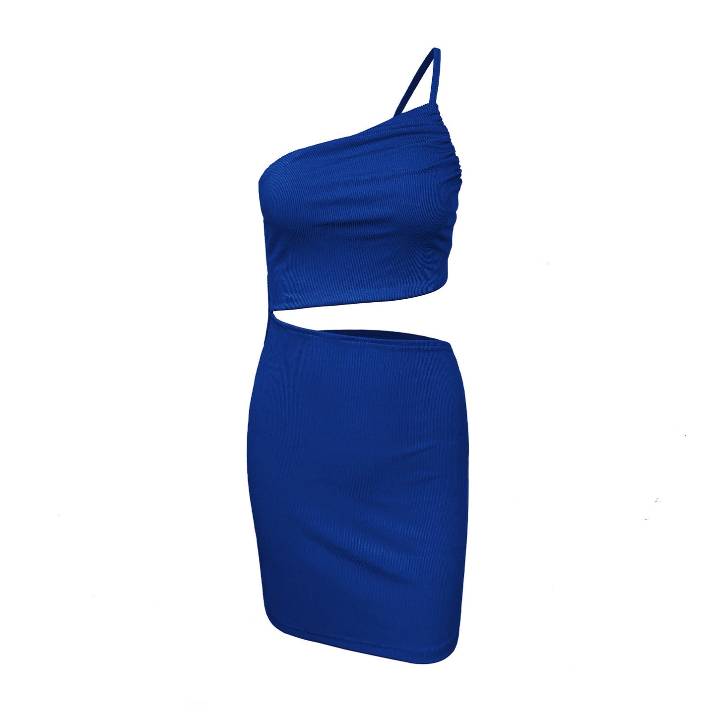 Women's Niche One-shoulder Drawstring Dress With A Sense Of Design