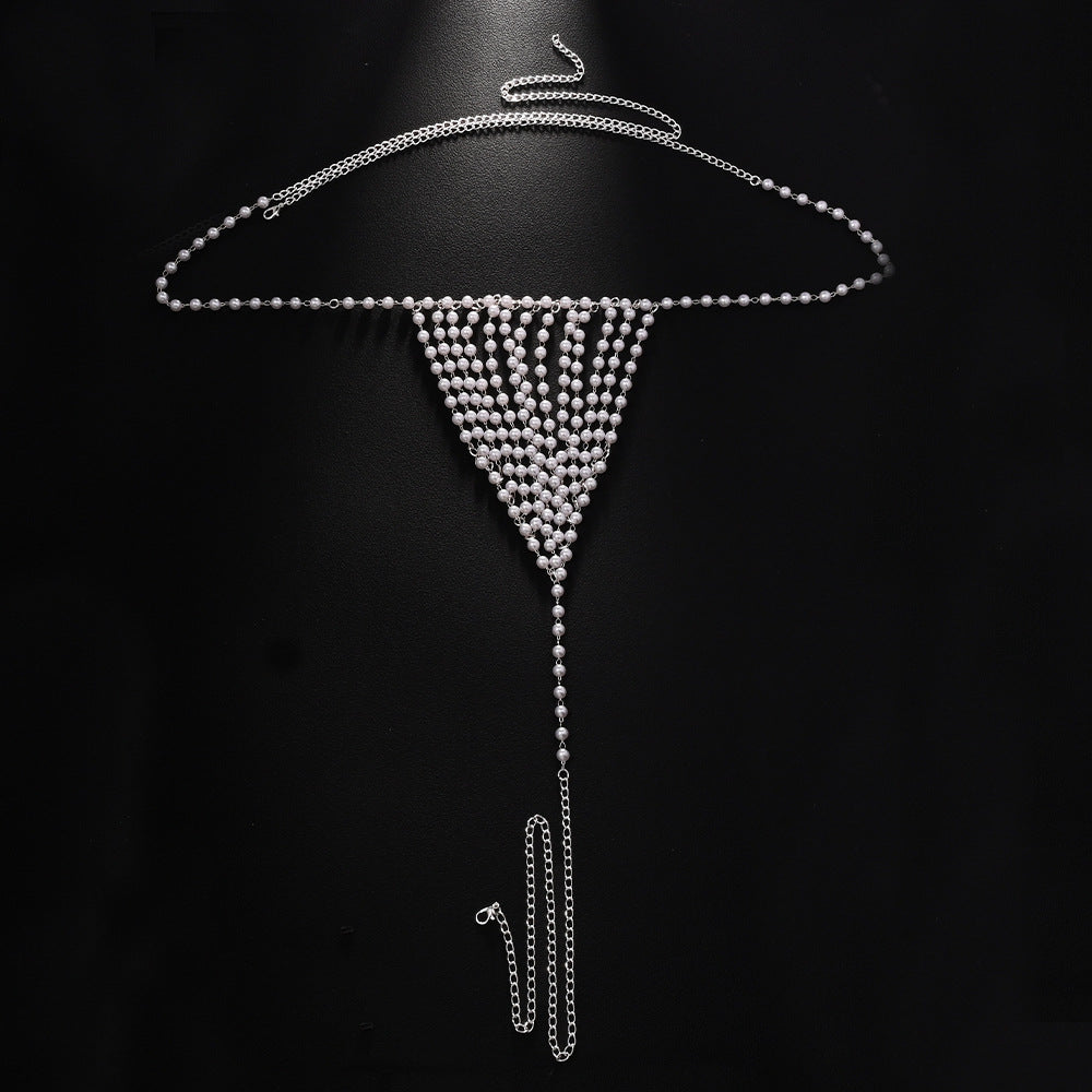 Fashion Pearl T-back Body Chains